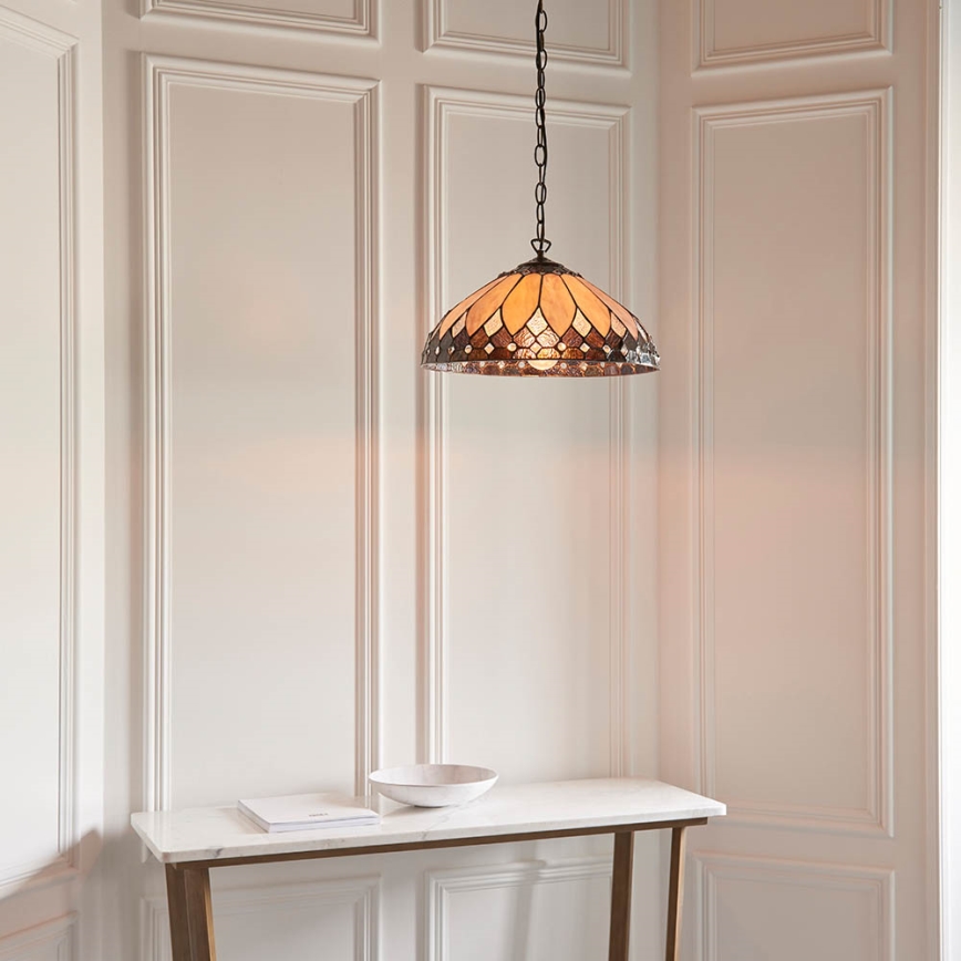 Endon 63977 - Lustra ar ķēdi BROOKLYN 1xE27/60W/230V d. 40 cm