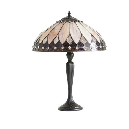 Endon 63982 - Tiffany stila galda lampa BROOKLYN 1xE27/60W/230V Ø 40 cm