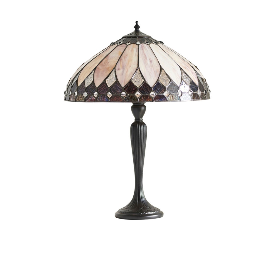 Endon 63982 - Tiffany stila galda lampa BROOKLYN 1xE27/60W/230V Ø 40 cm