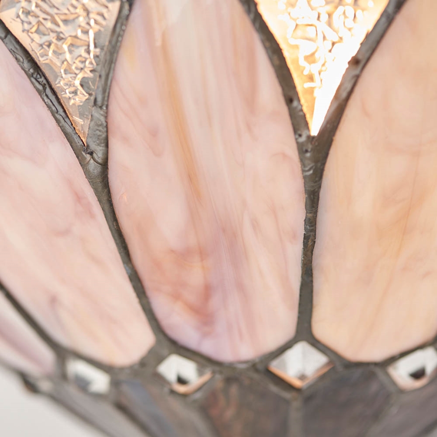 Endon 63983 - Sienas gaismeklis Tiffany BROOKLYN 1xE14/40W/230V