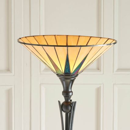 Endon 64042 - Grīdas stāvlampa DARK STAR 1xE27/60W/230V d. 42 cm