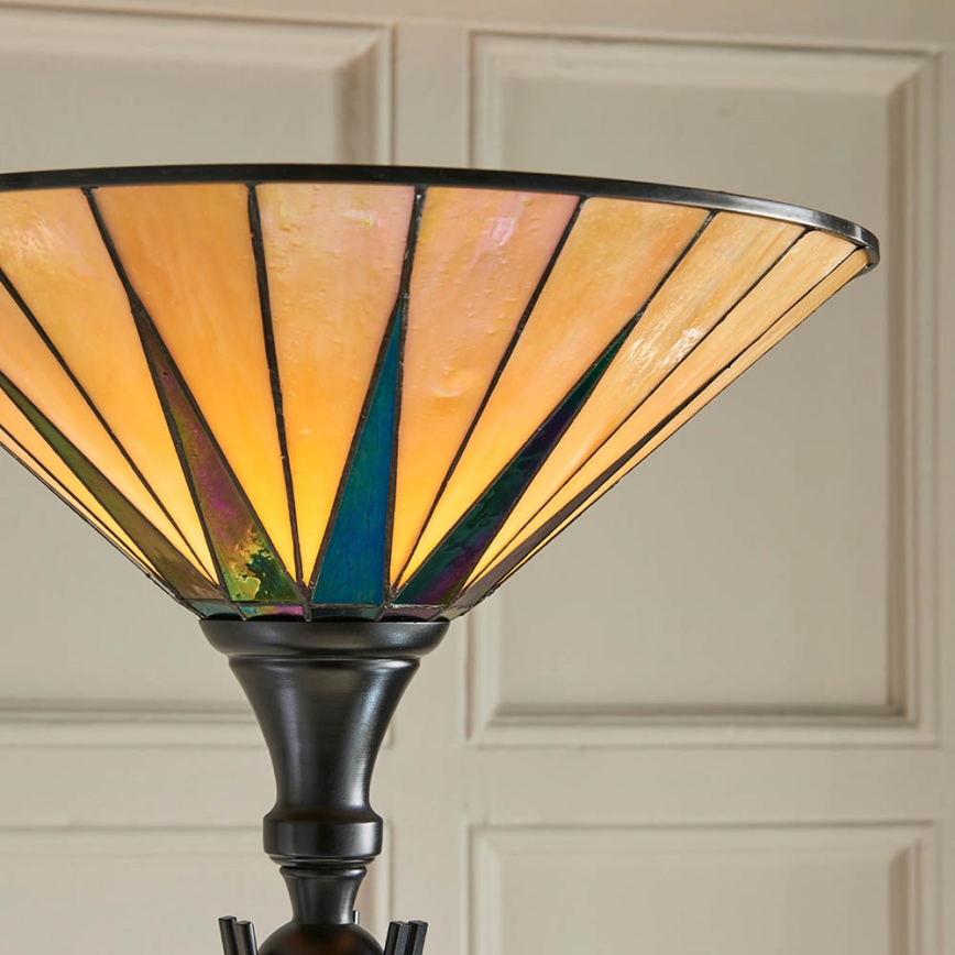Endon 64042 - Grīdas stāvlampa DARK STAR 1xE27/60W/230V d. 42 cm