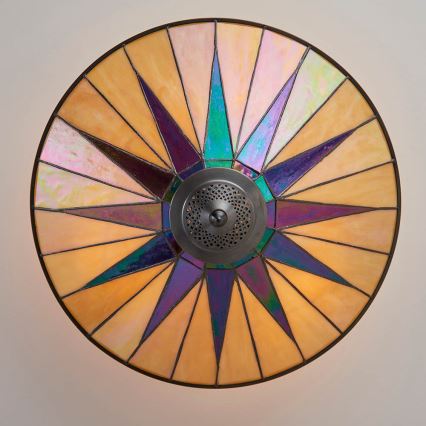 Endon 64043 - Virsapmetuma lustra DARK STAR 3xE27/60W/230V d. 49 cm