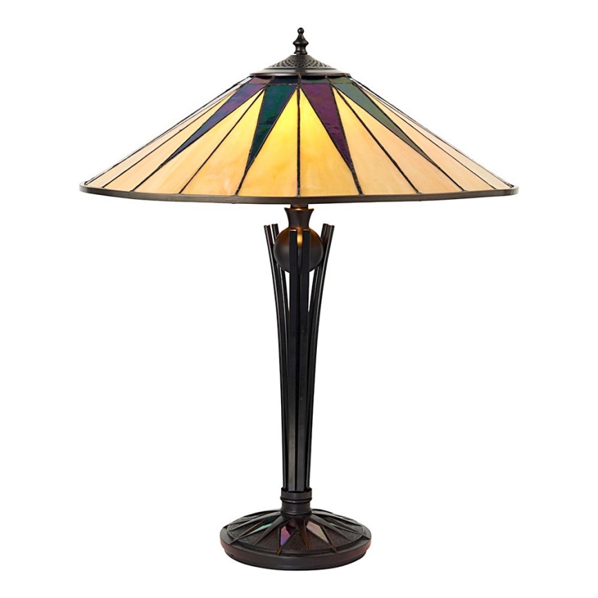 Endon 64045 - Galda lampa DARK STAR 2xE27/60W/230V d. 49 cm