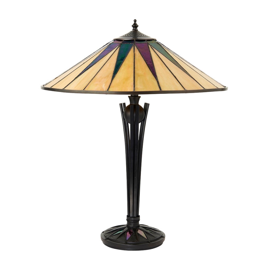Endon 64045 - Galda lampa DARK STAR 2xE27/60W/230V d. 49 cm