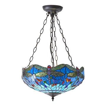 Endon 64075 - Lustra uz ķēdes DRAGONFLY 3xE27/60W/230V diam. 41 cm
