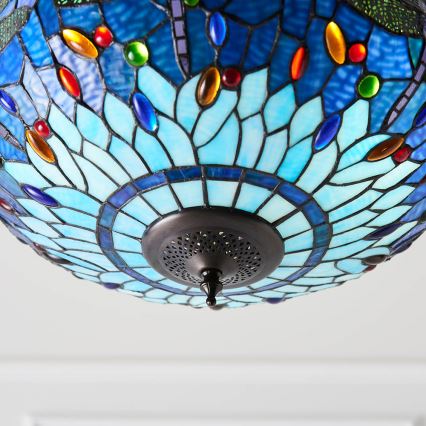 Endon 64075 - Lustra uz ķēdes DRAGONFLY 3xE27/60W/230V diam. 41 cm