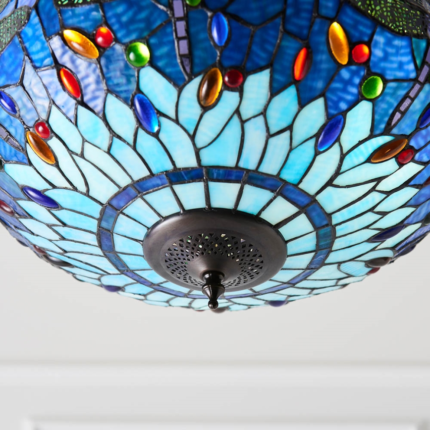 Endon 64075 - Lustra uz ķēdes DRAGONFLY 3xE27/60W/230V diam. 41 cm
