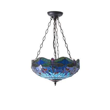 Endon 64075 - Lustra uz ķēdes DRAGONFLY 3xE27/60W/230V diam. 41 cm