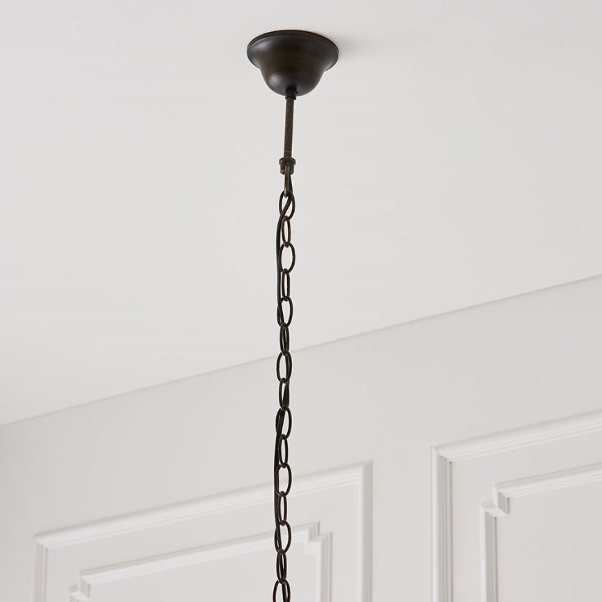 Endon 64081 - Pakaramā lustra ar ķēdi Tiffany DRAGONFLY, 3xE27/60W/230V, Ø 41 cm