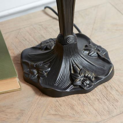 Endon 64085 - Galda lampa Tiffany DRAGONFLY 2xE27/60W/230V Ø 41 cm