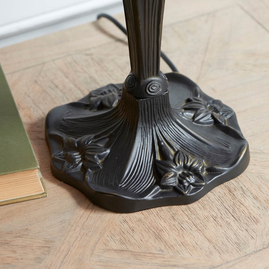 Endon 64085 - Galda lampa Tiffany DRAGONFLY 2xE27/60W/230V Ø 41 cm