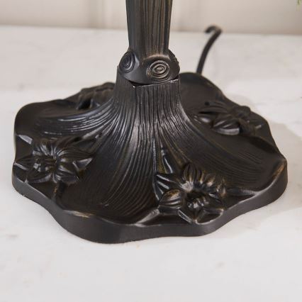 Endon 64086 - Galda lampa Tiffany DRAGONFLY 2xE27/60W/230V Ø 30 cm
