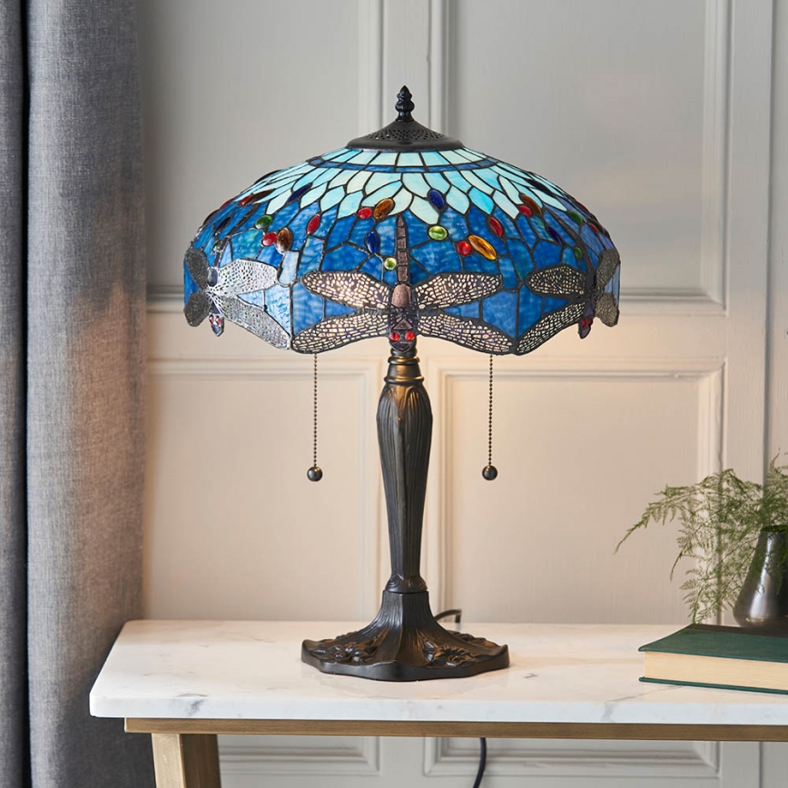 Endon 64089 - Galda lampa SPĀRE 2xE27/60W/230V d. 41 cm