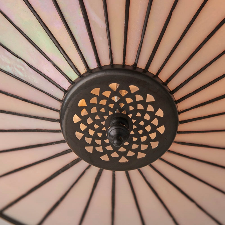 Endon 64145 - Griestu gaismeklis Tiffany FARGO 2xE27/60W/230V Ø 41,5 cm