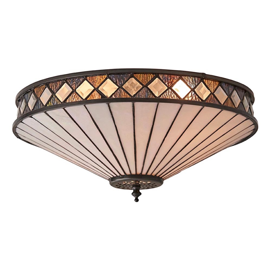Endon 64145 - Griestu lampa FARGO 2xE27/60W/230V d. 41,5 cm