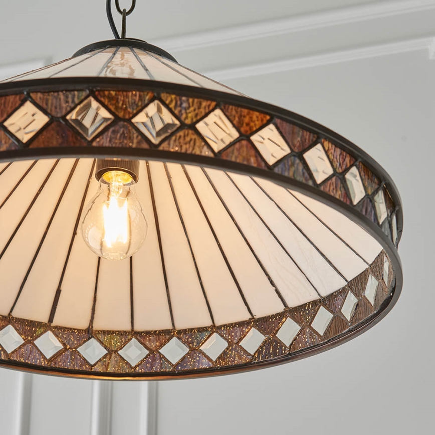 Endon 64147 - Lustra ar ķēdi FARGO 1xE27/60W/230V d. 50 cm