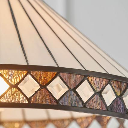 Endon 64147 - Lustra ar ķēdi FARGO 1xE27/60W/230V d. 50 cm