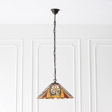 Endon 64162 - Lustra ar ķēdi HECTOR 1xE27/60W/230V d. 40 cm