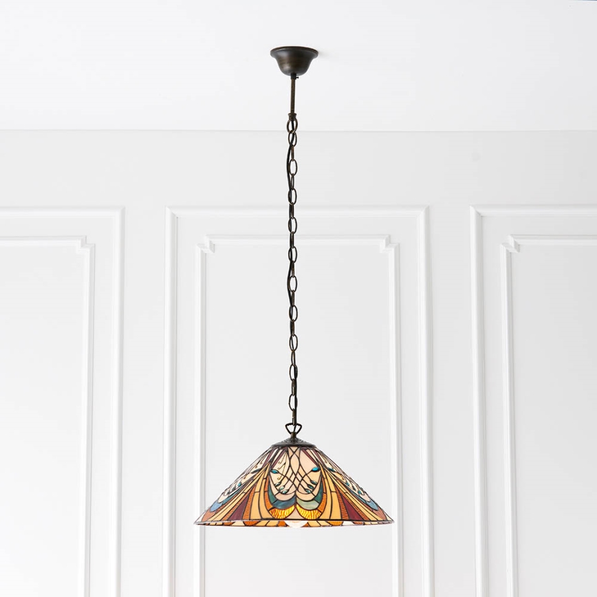 Endon 64162 - Lustra ar ķēdi HECTOR 1xE27/60W/230V d. 40 cm
