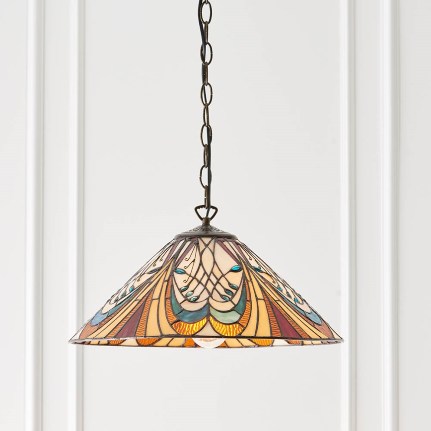 Endon 64162 - Lustra ar ķēdi HECTOR 1xE27/60W/230V d. 40 cm
