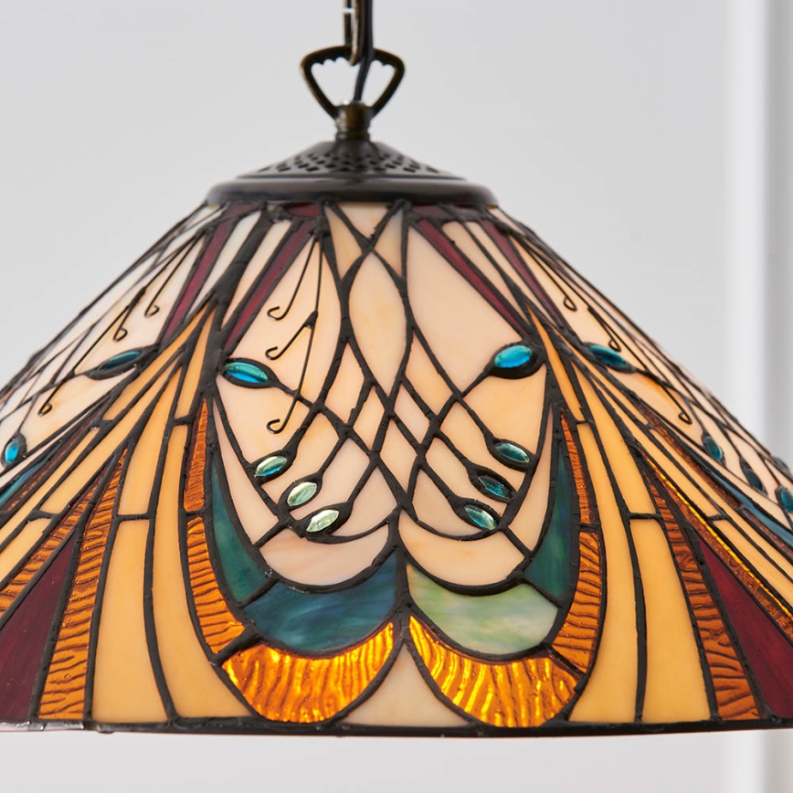 Endon 64162 - Lustra ar ķēdi HECTOR 1xE27/60W/230V d. 40 cm