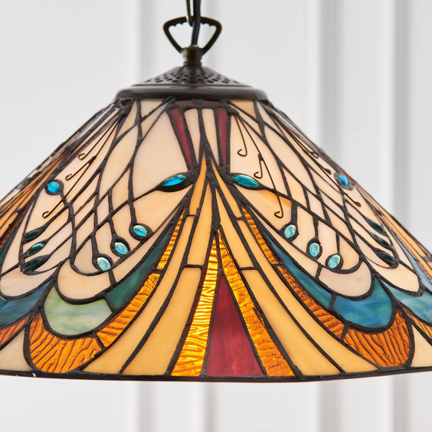 Endon 64162 - Lustra ar ķēdi HECTOR 1xE27/60W/230V d. 40 cm