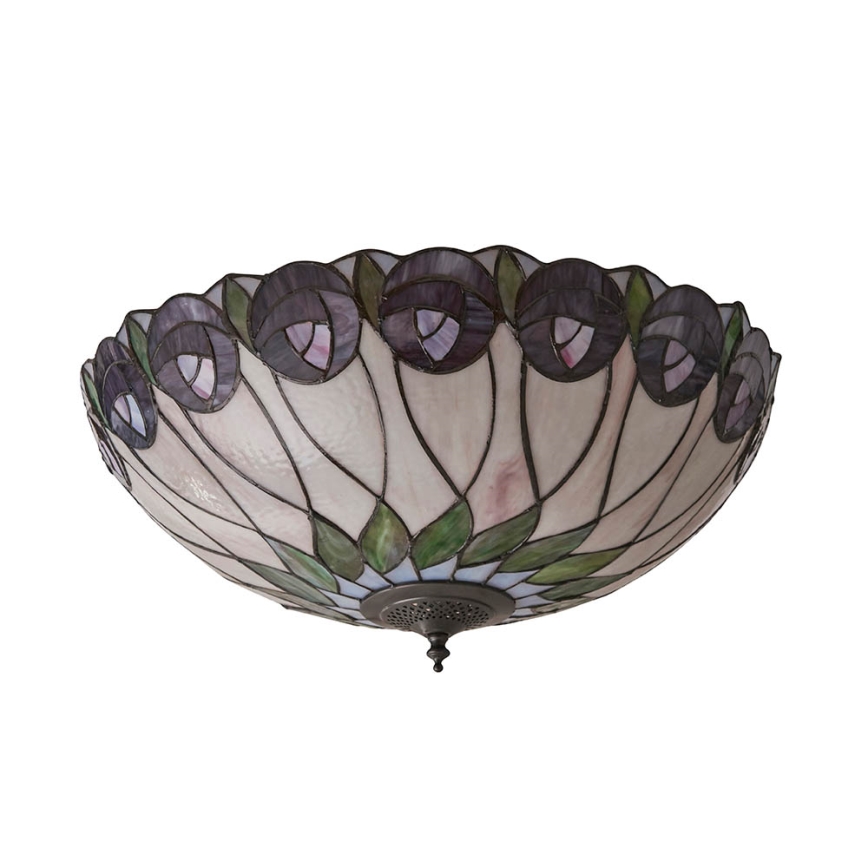 Endon 64173 - Griestu lampa HUTCHINSON 2xE27/60W/230V