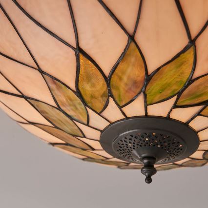 Endon 64173 - Griestu lampa HUTCHINSON 2xE27/60W/230V