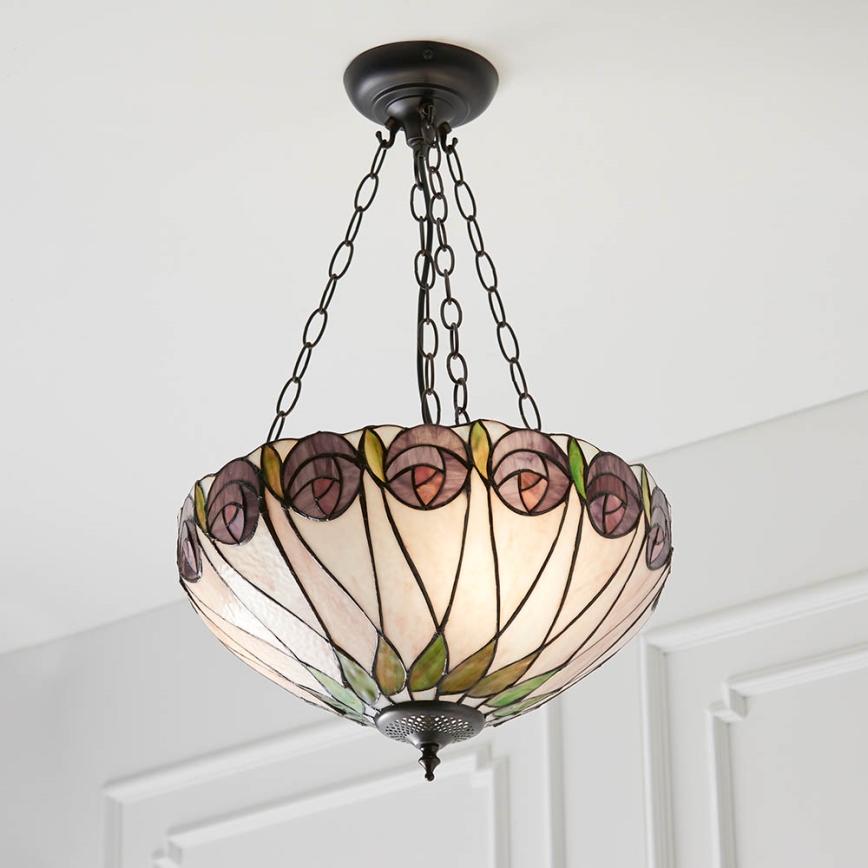 Endon 64175 - Lustra ar ķēdi HUTCHINSON 3xE27/60W/230V d. 40 cm