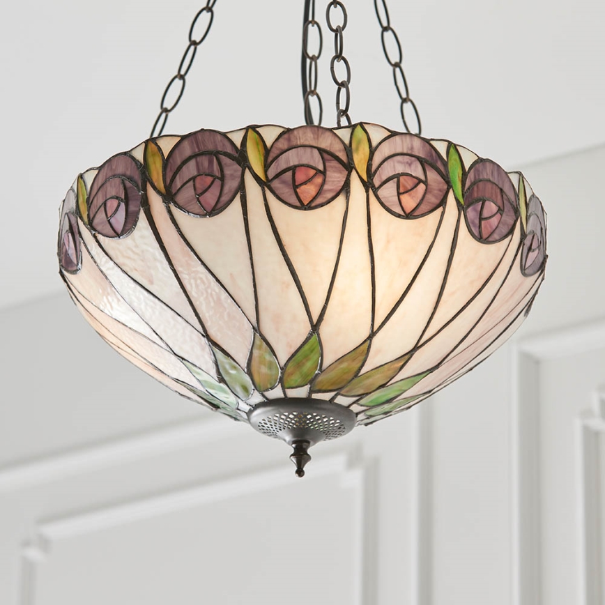 Endon 64175 - Lustra ar ķēdi HUTCHINSON 3xE27/60W/230V d. 40 cm
