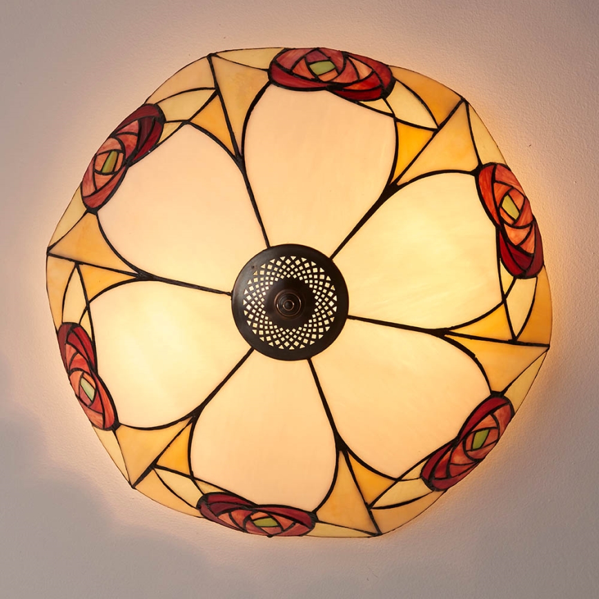 Endon 64182 - Griestu lampa INGRAM 2xE27/60W/230V d. 45 cm