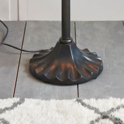 Endon 64192 - Grīdas lampa Tiffany JAMELIA 2xE27/60W/230V Ø 50 cm