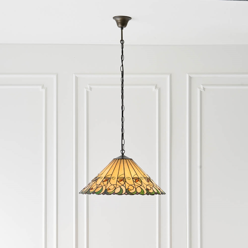 Endon 64194 - Lustra ar ķēdi JAMELIA 3xE27/60W/230V d. 50 cm