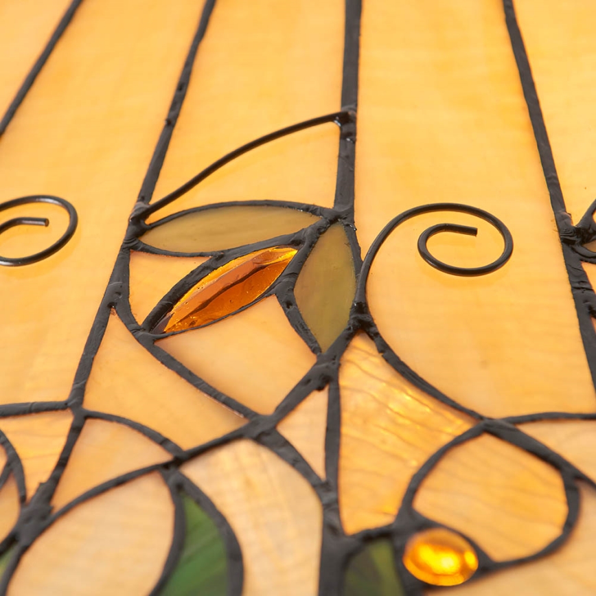 Endon 64194 - lustra Tiffany JAMELIA uz ķēdes, 3x E27/60W/230V, diam. 50 cm