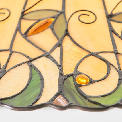 Endon 64194 - lustra Tiffany JAMELIA uz ķēdes, 3x E27/60W/230V, diam. 50 cm