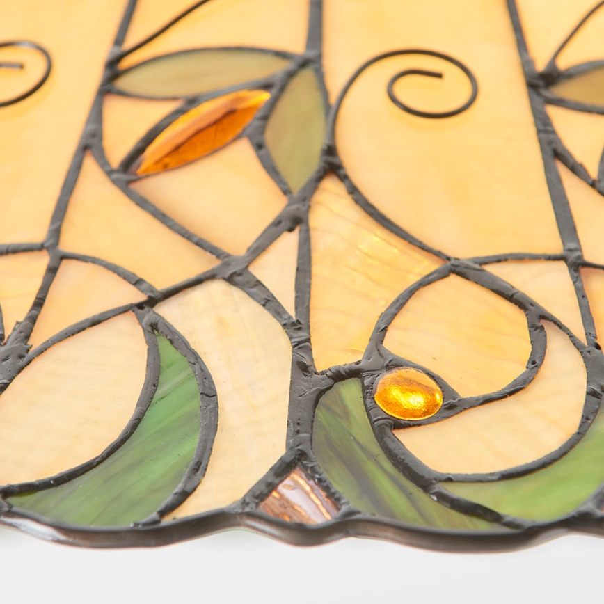 Endon 64194 - lustra Tiffany JAMELIA uz ķēdes, 3x E27/60W/230V, diam. 50 cm