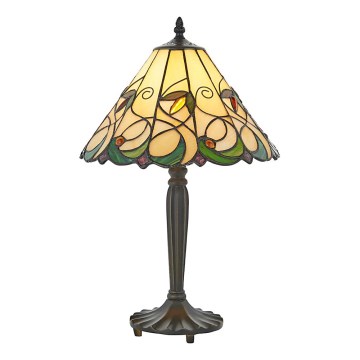 Endon 64195 - Galda lampa JAMELIA 1xE27/60W/230V Ø 31 cm