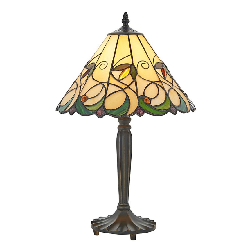 Endon 64195 - Galda lampa JAMELIA 1xE27/60W/230V Ø 31 cm