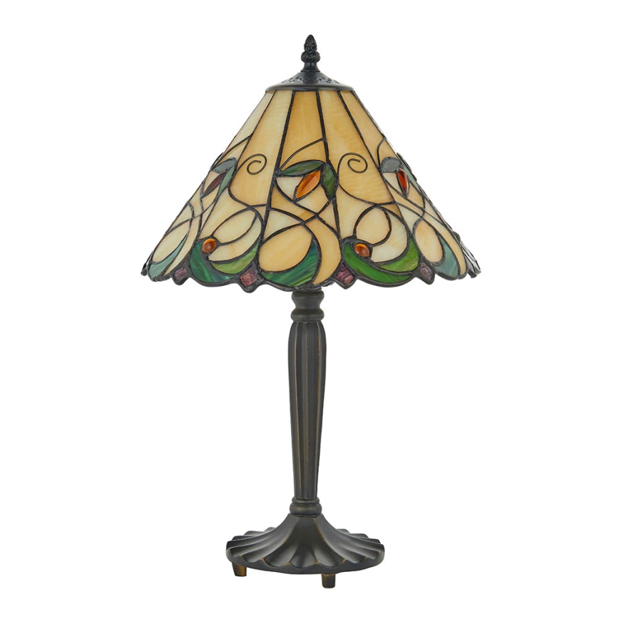Endon 64195 - Galda lampa JAMELIA 1xE27/60W/230V Ø 31 cm