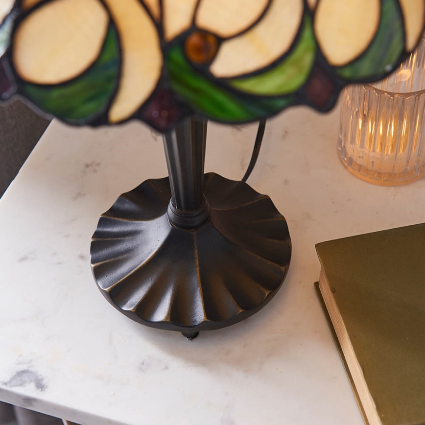 Endon 64195 - Galda lampa Tiffany JAMELIA 1xE27/60W/230V Ø 31 cm