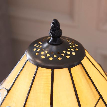 Endon 64195 - Galda lampa Tiffany JAMELIA 1xE27/60W/230V Ø 31 cm