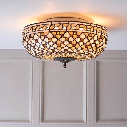 Endon 64276 - Griestu lampa MILLE FEUX 2xE27/60W/230V d. 45 cm