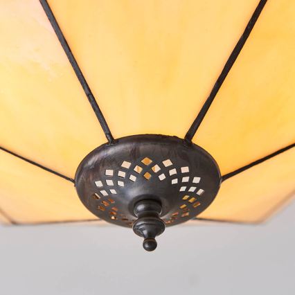Endon 64284 - Griestu lampa Tiffany NEVADA 2xE27/60W/230V Ø 40 cm