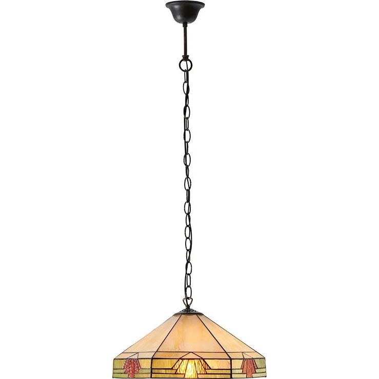 Endon 64285 - Lustra ar ķēdi NEVADA 1xE27/60W/230V d. 35 cm