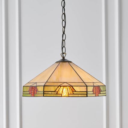 Endon 64285 - Lustra ar ķēdi NEVADA 1xE27/60W/230V d. 35 cm