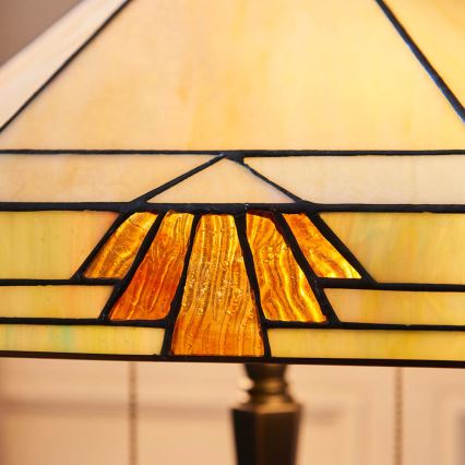 Endon 64286 - Galda lampa NEVADA 2xE27/60W/230V d. 40 cm