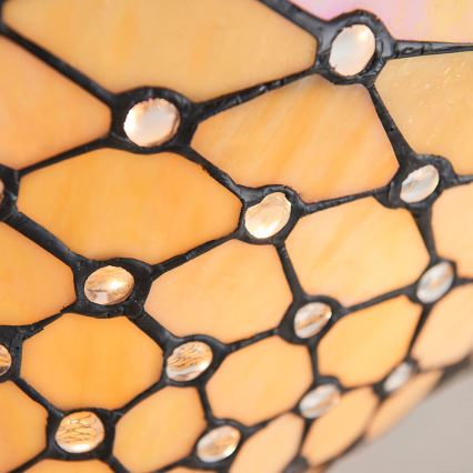 Endon 64300 - Piestiprināma griestu lustra Tiffany PEARL 3xE27/60W/230V Ø 37 cm