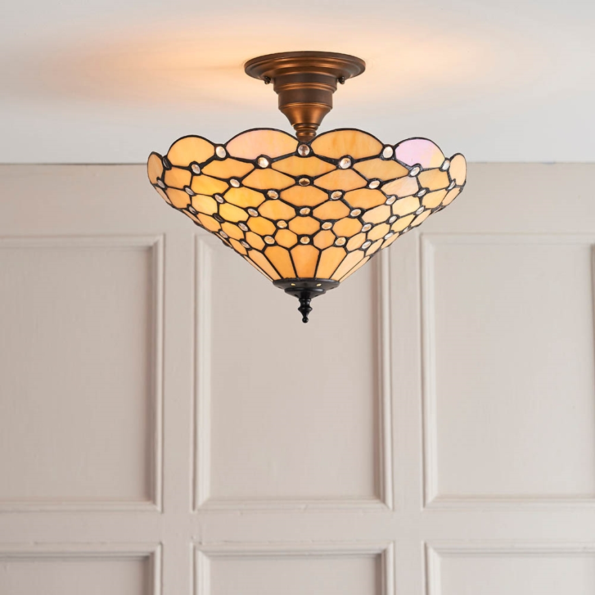 Endon 64300 - Virsapmetuma lustra PEARL 3xE27/60W/230V d. 37 cm