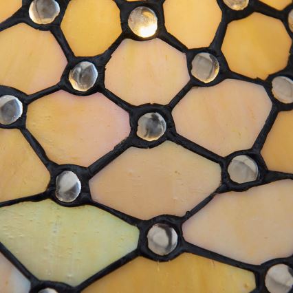 Endon 64301 - Galda lampa Tiffany PEARL 1xE27/60W/230V Ø 37 cm